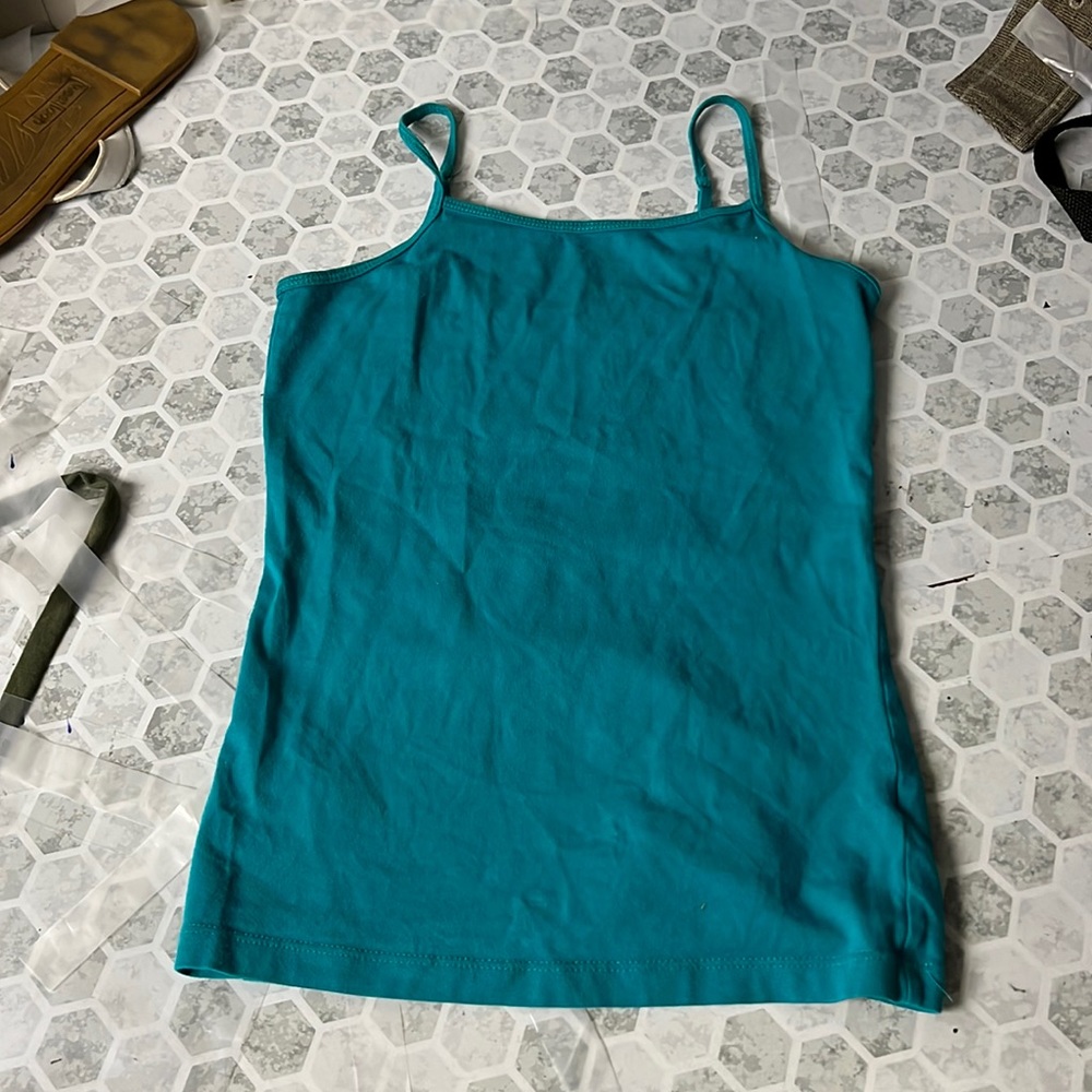 Cat and Jack Youth Medium Teal Tank Top